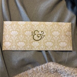 Floral Patterned Beige & White Women's Accessory